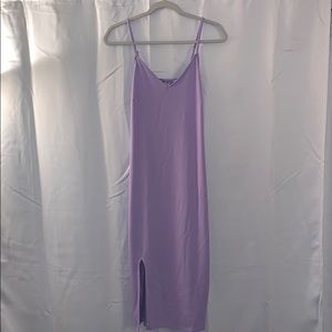 Fashion Nova Lavender Midi Slip Dress – Size L